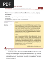 Jurnal Ilmu Alam Indonesia: Peristiwa Osmosis Sederhana Pada Manisan Buah Salak Di Larutan Air Yang Berbeda Suhu