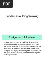 3 Fundamental Programming