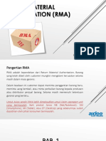 Procedure Return Material Authorization (RMA) 