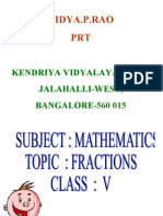 Fraction-2 Jalahalli Vidya