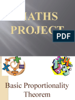 Basic Proportionality Theorem