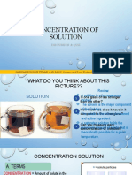 Concentration of Solution: Discussion & Quiz