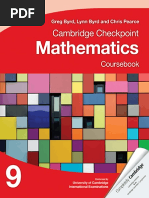Cambridge Checkpoint Mathematics Coursebook 9 Pdf Multiplication Mathematics