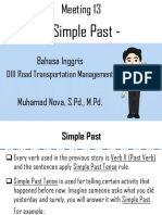 Simple Past - : Bahasa Inggris