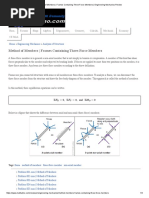 Method of Members - Frames Containing Three-Force Members