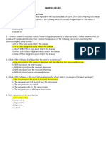 B. Sample Multiple Choice Questions: Genetics Review