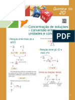 Concentração de soluções