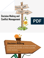 DMCM-Decision Making and Conflict Management