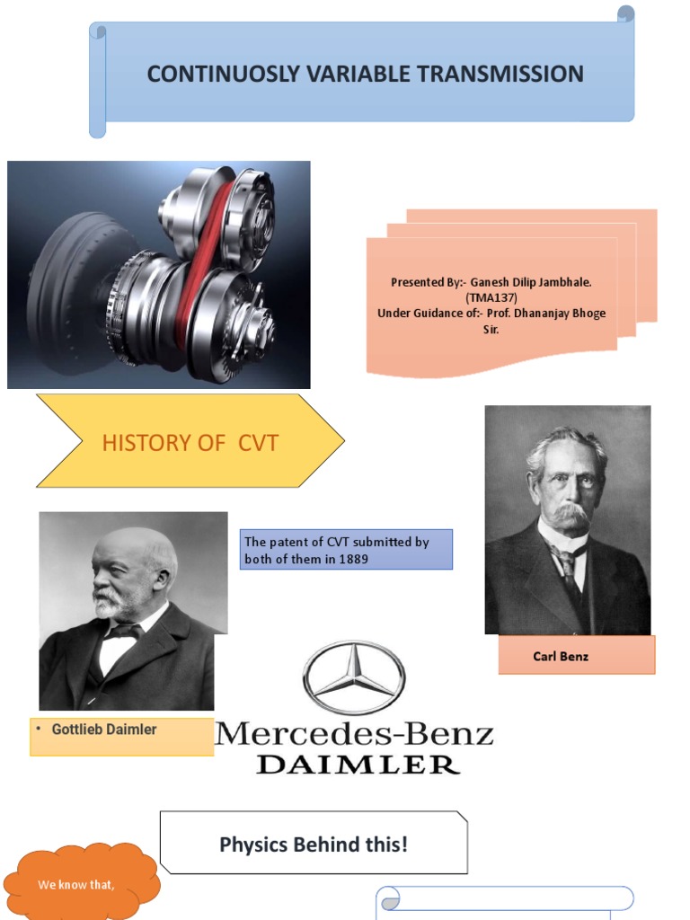 Continuosly Variable Transmission | PDF