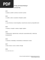 Pathways RW 3 Vocabulary Extension Answer Key