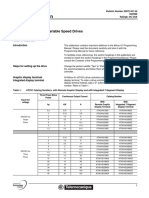 Instruction Bulletin Altivar 61: Addendum To ATV61 Variable Speed Drives Programming Manual