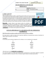 1108 Matematicas 1M Matematica Semana 20 Y 21 Prof F Gomez