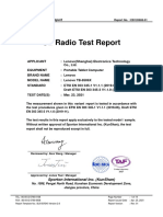 EB120606-01 R01 EN303345-1, - 3 Lenovo (Shanghai) Lenovo TB-8506X Report - Radio Test