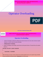 Operator Overloading: Dr.S.Veena, Associate Professor/CSE