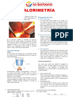 Calorimetría SECUNDARIA