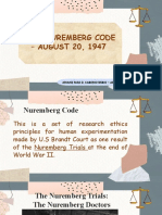 Caberio - The Nuremberg Code - August 24, 1947