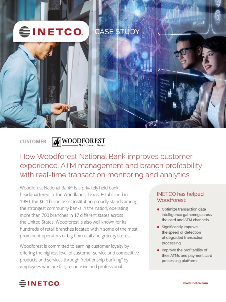 Case Study Woodforest National Bank PDF Automated Teller