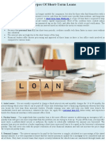 4 Types of Short-Term Loans