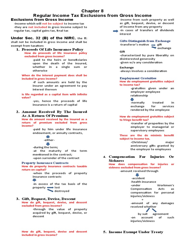 Chapter 8 | PDF | Gross Income | Employment