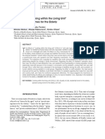 Influence of "Cooking Within The Living Unit" On Residential Homes For The Elderly