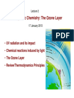 Stratospheric Chemistry: The Ozone Layer