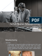 Scrub Nurse Mastectomy Duties
