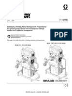 Operation: Hydraulic, Heated, Plural Component Proportioner