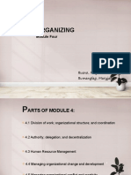 Organizing: Module Four