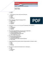 Introduction to Literature Final Test Answers