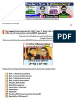 (Strategy) Comprehension For CSAT Paper 2 - Rules, Tips, Assumption, Inference, Free Practice Material (500+ Passages!) Mrunal