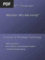 UNIT-1 Introduction: Motivation: Why Data Mining?