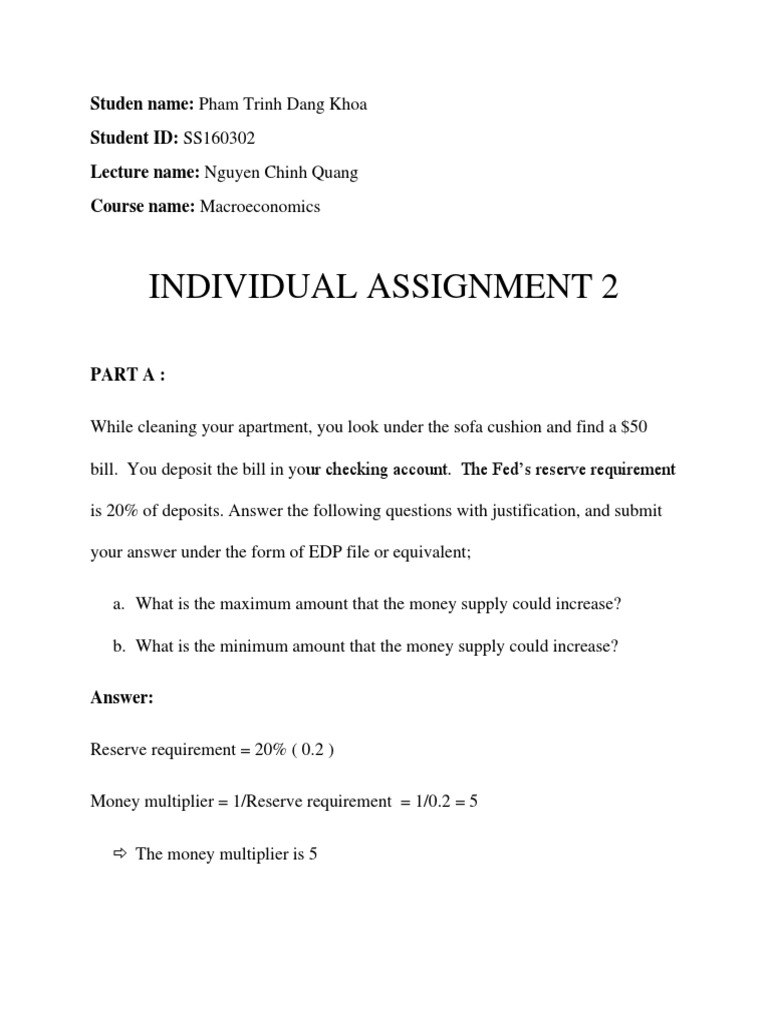 Individual Assignment 2 | PDF