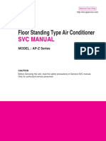 Floor Standing Type Air Conditioner: SVC Manual