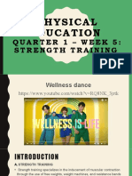 Physical Education: Quarter 1 - Week 5: Strength Training