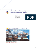 Lec7 - Conventional Laboratory Testing Methods - Issues