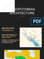 Mesopotamian Architecture