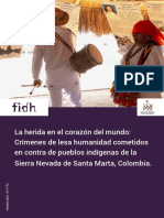 FIDH Rapport Colombie Sierra 