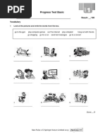 New Pulse 2 Progress Test Basic: Name: - Result: - /100 Vocabulary