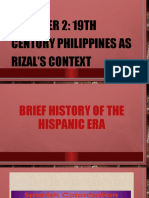 Chapter 2: 19Th Century Philippines As Rizal'S Context