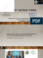 Sosialisasi Kurikulum Untuk Maba S2 Pendidikan Kejuruan Tahun 2021