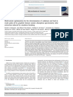 Journal Multivariate Optimization For Determination of Cadmium and Lead in CPO by Graphite Furnace AAS