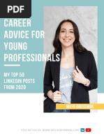 Career Advice For Young Professionals: My Top 50 Linkedin Posts From 2020