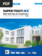 Multi-Split Type Air Conditioners: DC Inverter Control Cooling Only and Reverse Cycle 50 HZ