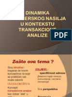 Prezentacija :nasilje Nad Zenama - Dinamika