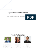 Cyber Security Essentials: For Heads and Other School Leaders