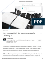 Importance of Pull Force Measurement in Crimping !!