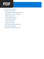 Azure and GitHub Integration