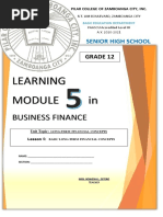 MODULE 5 Business Fin