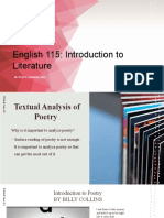 English 115: Introduction To Literature: Section 5 - Summer, 2021