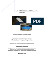 Project of Antennas For GPS, Ism 2.4 and 5.8 GHZ Mobile Terminals